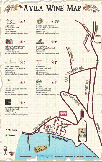 avila wine map